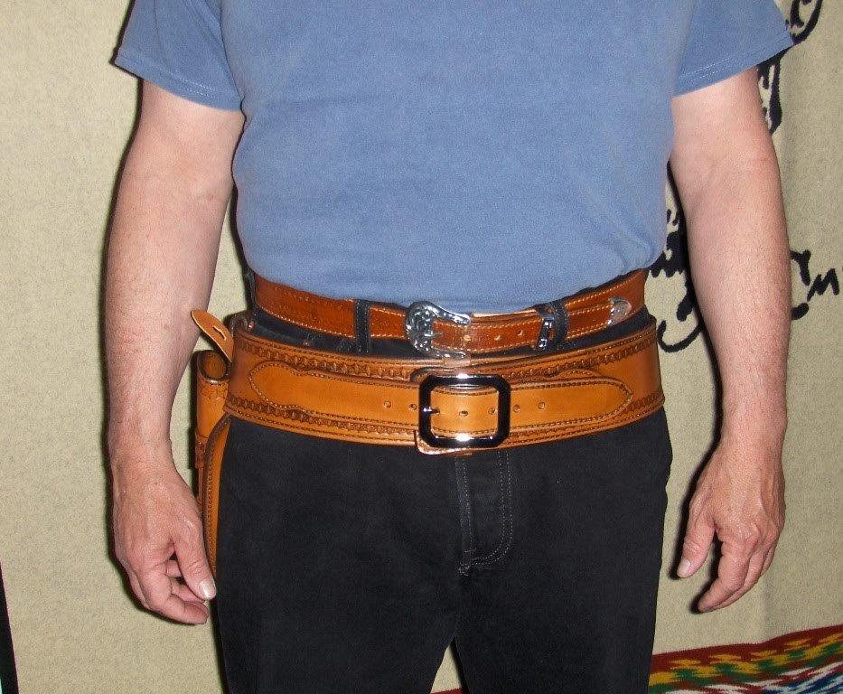 Example of Gun Belt below Pants Belt