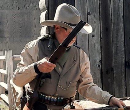 Gregg at SASS cowboy shoot