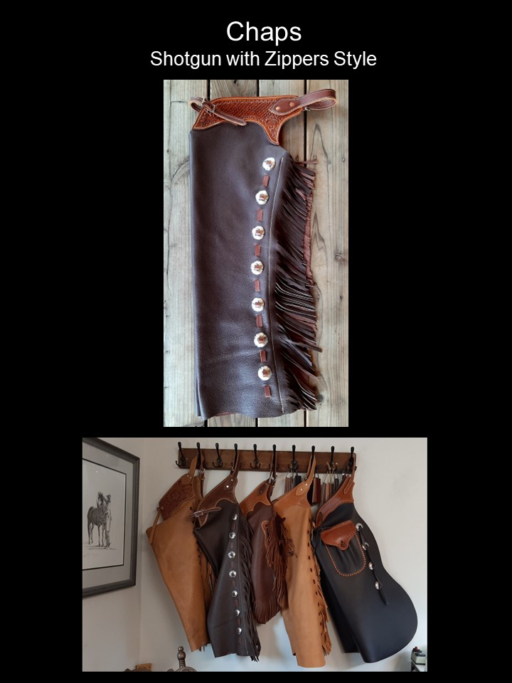 Chaps, Shotgun with Zippers Style